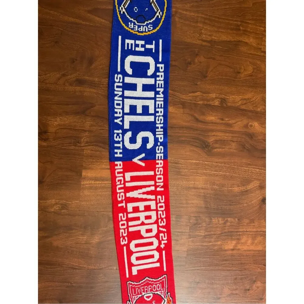 Chelsea v Liverpool 2023/24 Match Scarf - Blue & Red